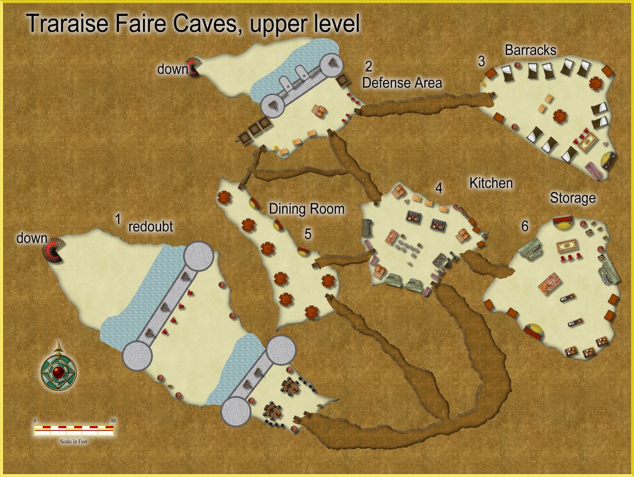 Nibirum Map: traraise faire caves upper level by JimP
